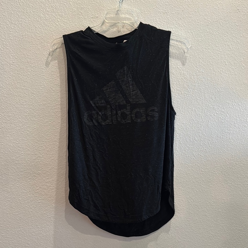 Adidas Black Sleeveless Tank Top